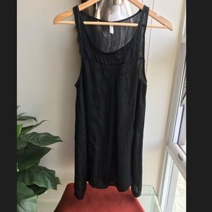 RVCA by PM Tenore black racer back dress
